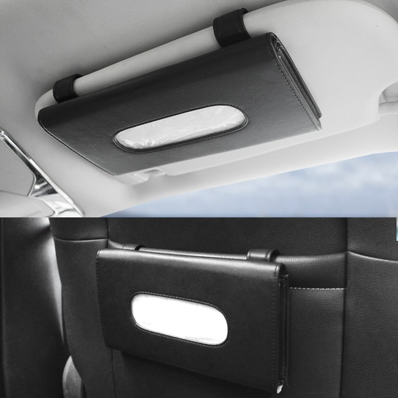 Car Tissue Box Holder – Sun Visor & Interior Organizer