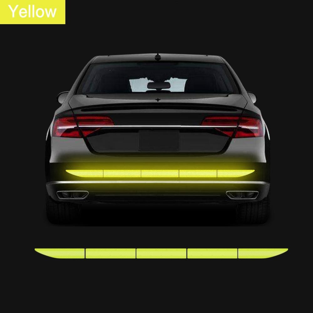 5PCS Car Reflective Warning Stickers – High-Visibility Safety Reflector Tape