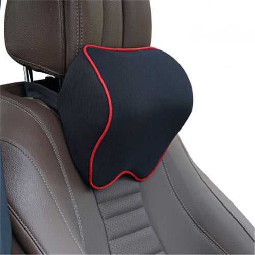 Car Neck Support Pillow – Memory Foam Headrest Cushion