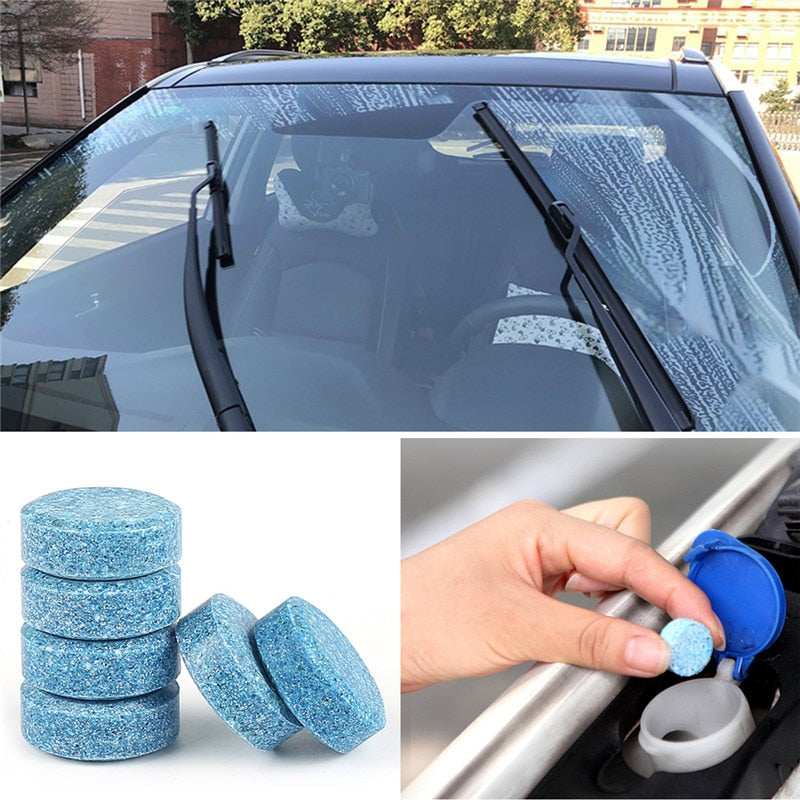 10PCS Car Windshield Cleaning Tablets – Concentrated Glass Cleaner
