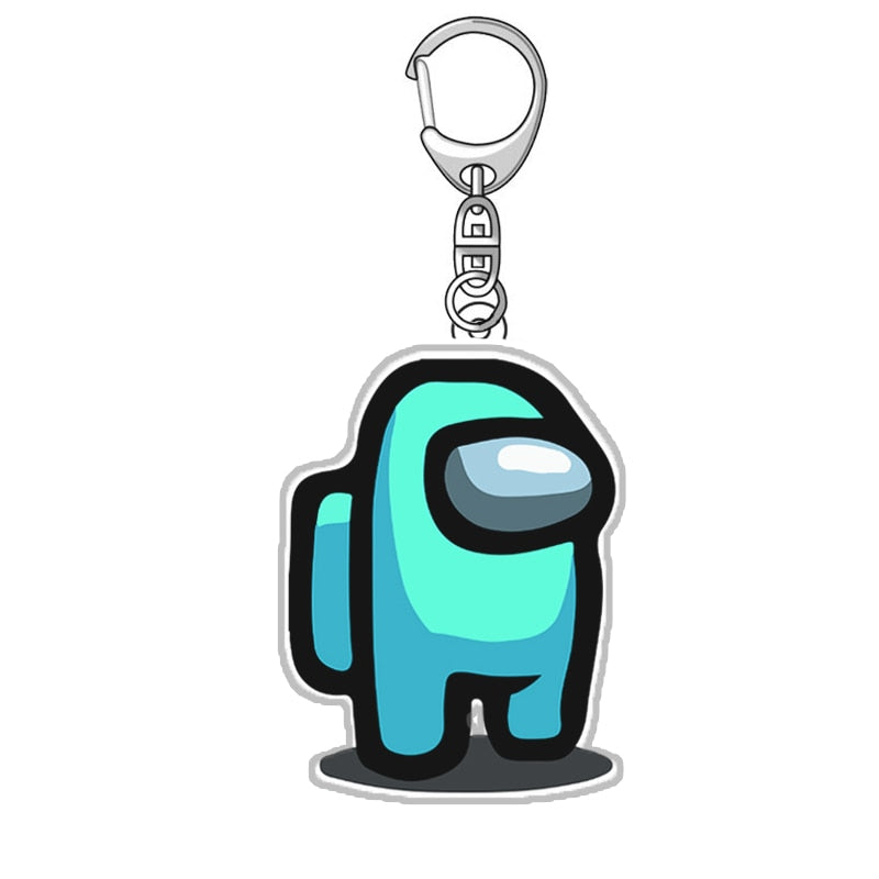 Among Us Acrylic Keychain – Colorful Car & Keychain Accessory