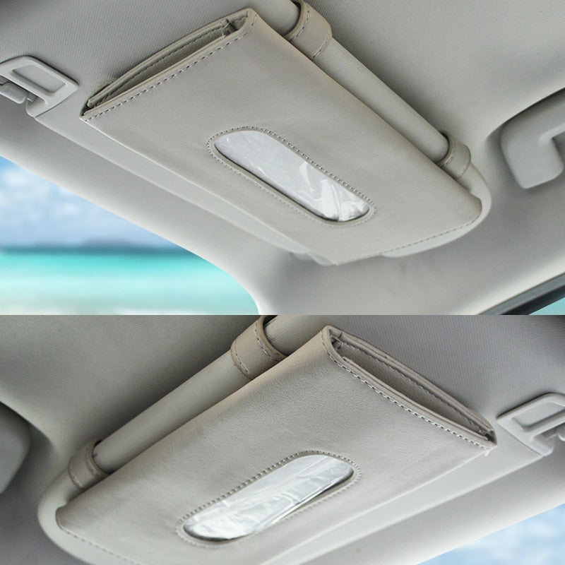 Car Tissue Box Holder – Sun Visor & Interior Organizer