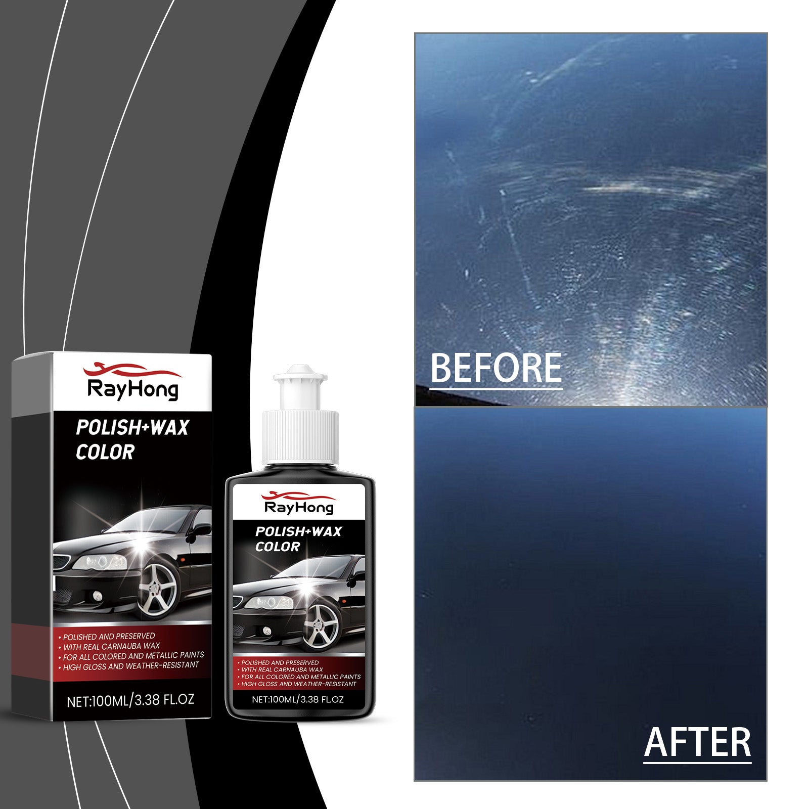 Car Polish & Paint Restorer – Shine, Clean & Light Scratch Care ...
