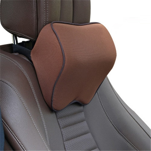 Car Neck Support Pillow – Memory Foam Headrest Cushion