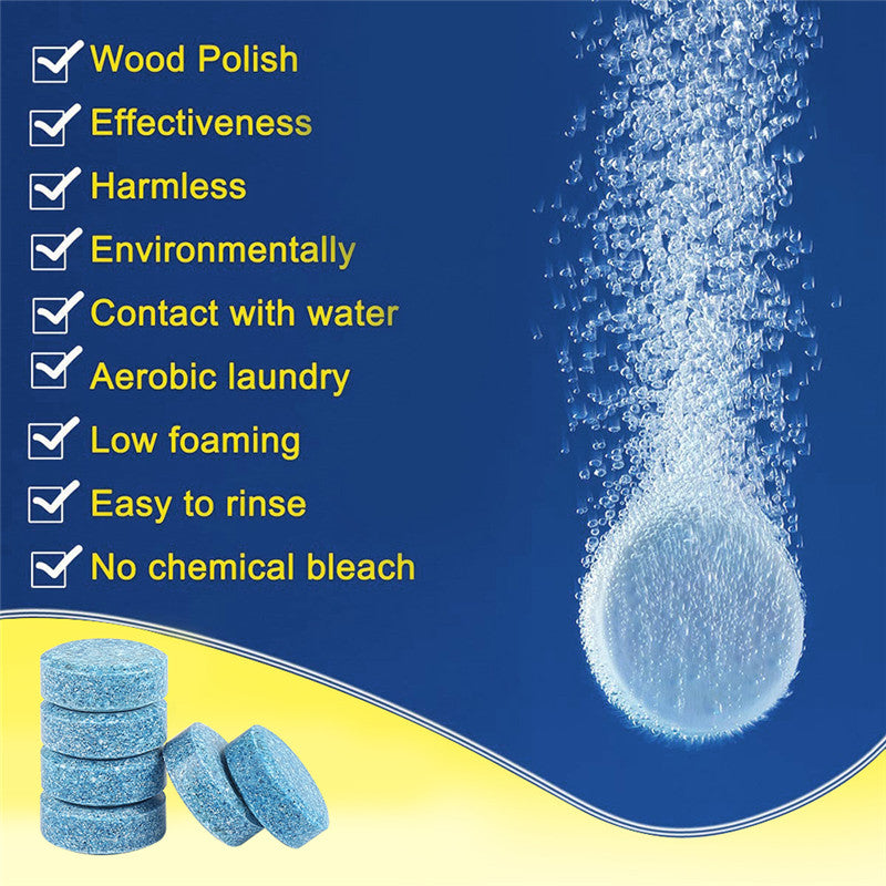 10PCS Car Windshield Cleaning Tablets – Concentrated Glass Cleaner