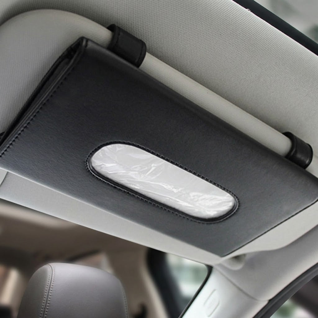 Car Tissue Box Holder – Sun Visor & Interior Organizer
