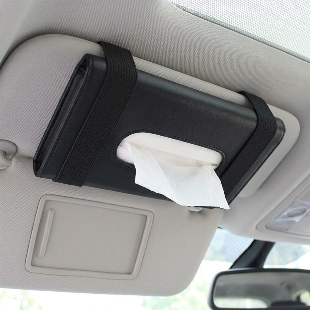 Car Tissue Box Holder – Sun Visor & Interior Organizer