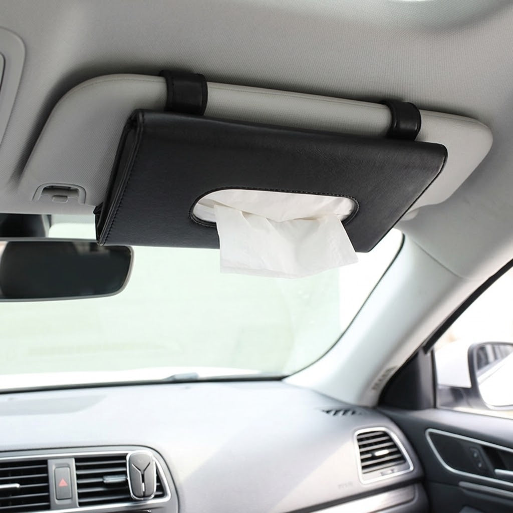 Car Tissue Box Holder – Sun Visor & Interior Organizer